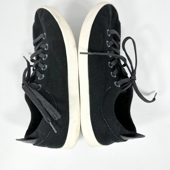 Allbirds Wool Piper Black White Walking Casual Low Shoe Sneaker Mens Size 12 - Picture 5 of 8